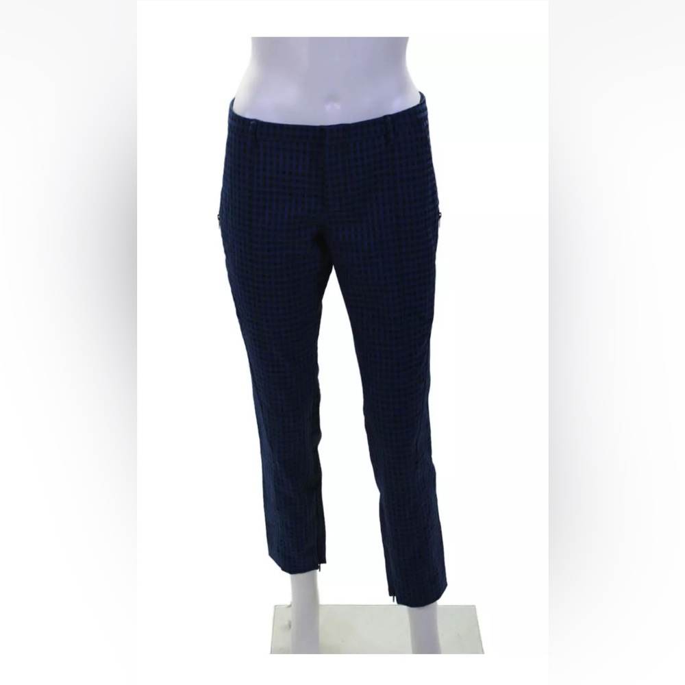 Gucci Blue and Black checkered pants Size 38